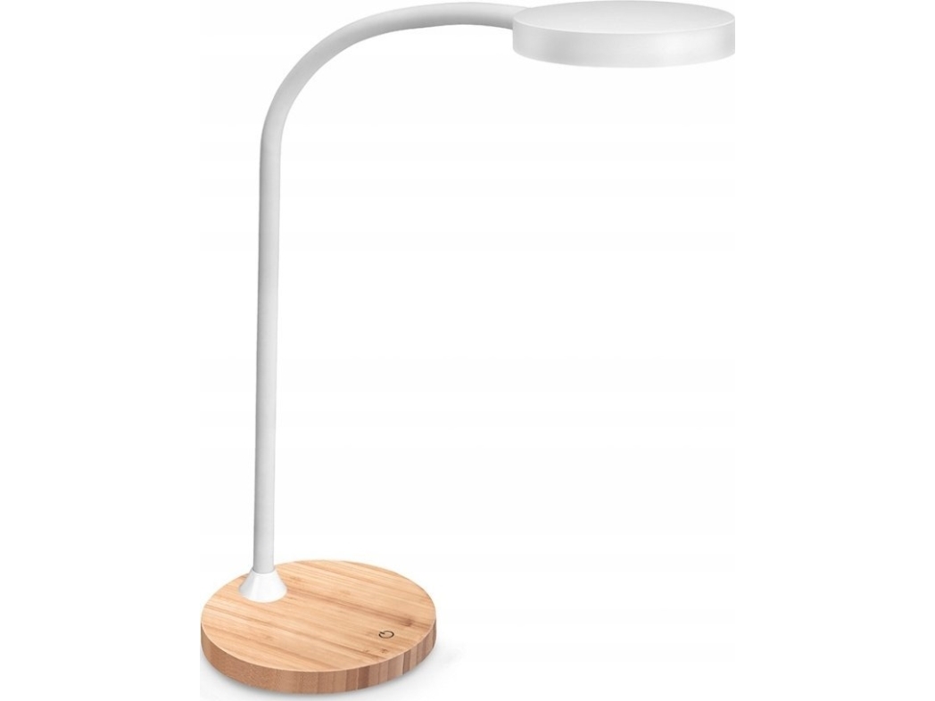 Cep Skrivebordslampe Cled-0290, Flex, Hvid Med El. Træ