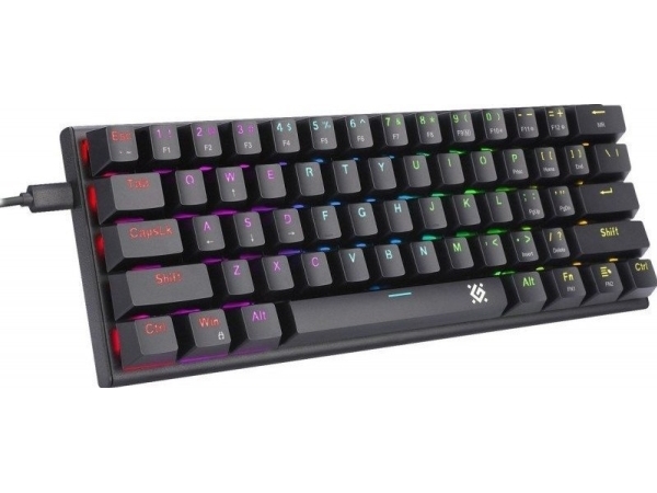 Defender Mechanische Tastatur Cairon Gk-081 Rgb Hintergrundbeleuchtung Schwarz