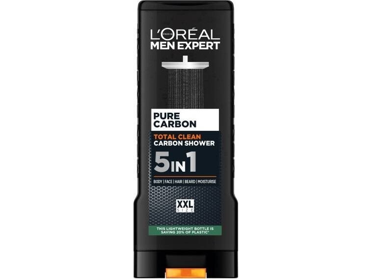 L’Oreal Paris Men Expert Pure Carbon Total Clean brusegel 5-i-1 400 ml