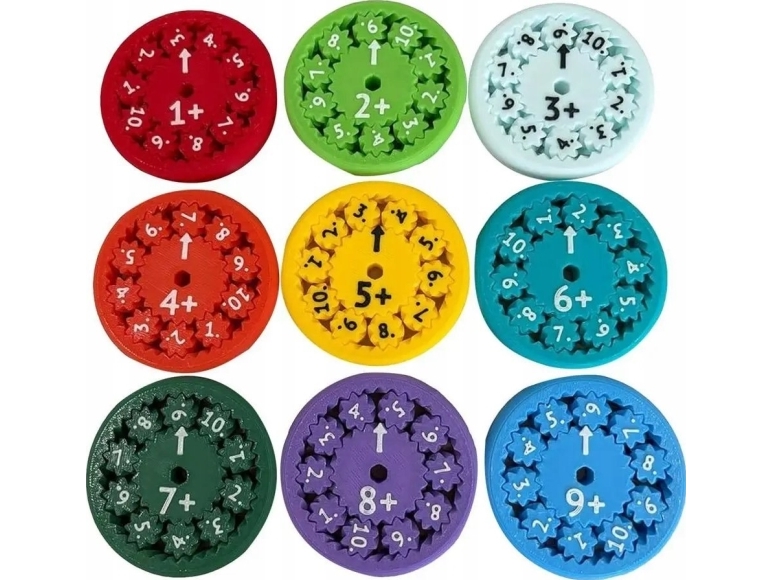 Rozette *****Matematyczny spinner +/- 9szt/set 44235 | Utomhus - Fiskeredskap - Fiskeset | GameStuff