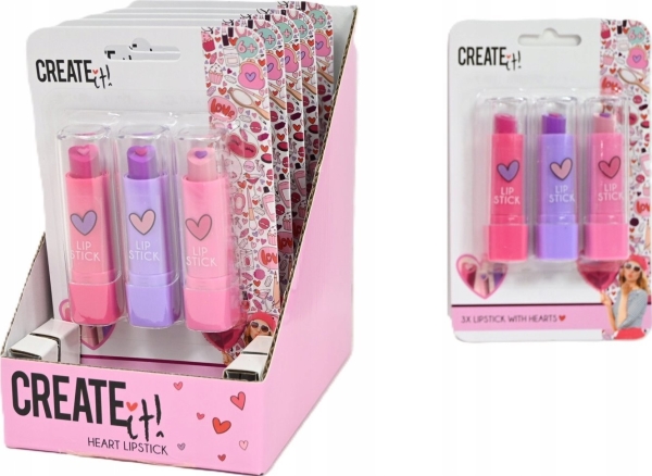 Create It! Love Lippenstift 3Er-Pack 84597 18181 /6