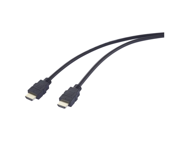 Speaka Professional Hdmi Tilslutningskabel Hdmi-A-Stik, Hdmi-A-Stik 1.50 M Sort Sp-12816076 4K Uhd Hdmi-Kabel