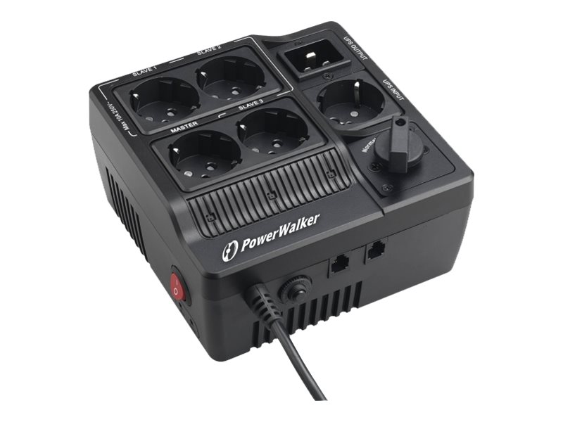 Powerwalker Mbs - Strømfordelingsenhed - Ac 208/220/230/240 V - Input: Iec 60320 C20 - Output-Stikforbindelser: 4 - Sort
