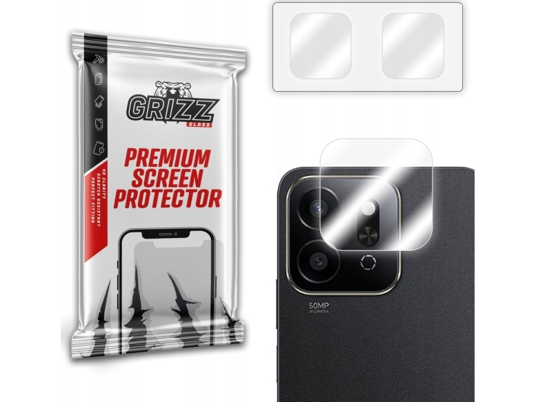 Grizzglass Kameraplade Hybridglass Til Honor Play 9T 5G