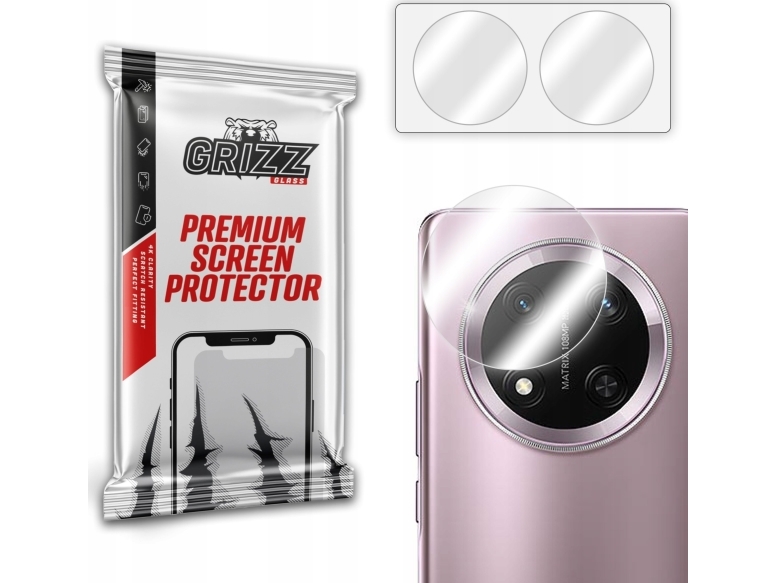 Grizzglass Hybridglass Kameralinsebeskytter Til Honor X9c