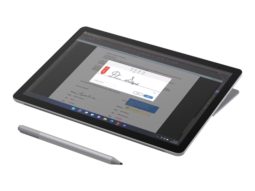 Microsoft Surface Go 4, 26,7 Cm (10.5"), 1920 X 1280 Pixel, 128 Gb, 8 Gb, Windows 11 Pro, Platin