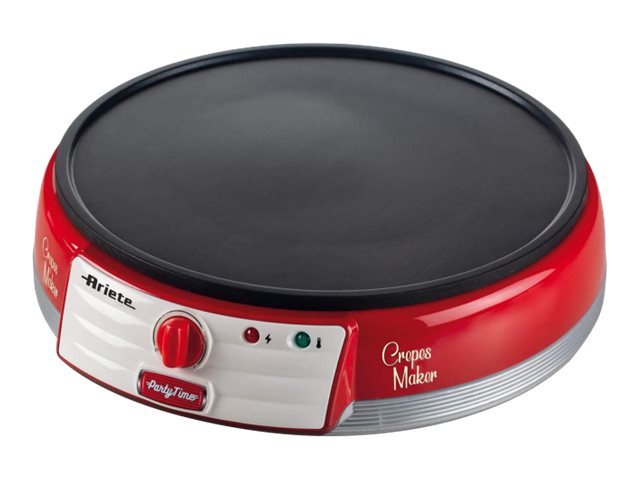 Ariete Party Time 0202 - Crepe maker - 1 kW - röd