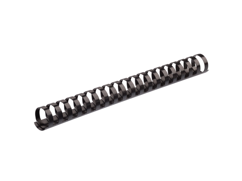 Fellowes Plastic Comb Round - Plastik - 28 Mm - 21 Ringe - 240 Ark - Sort - 50 Stk. Plastikindbindingskam