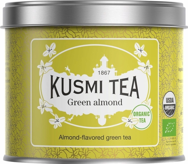 Brown House Tea Kusmi Te - Grøn Mandel - Løse Teblade 100G