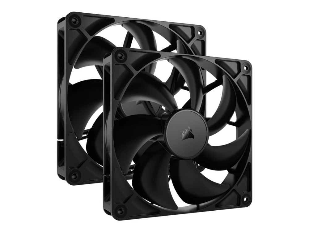 Corsair Rs140 Indsats Med Blæser 140 Mm Sort Pakke Med 2