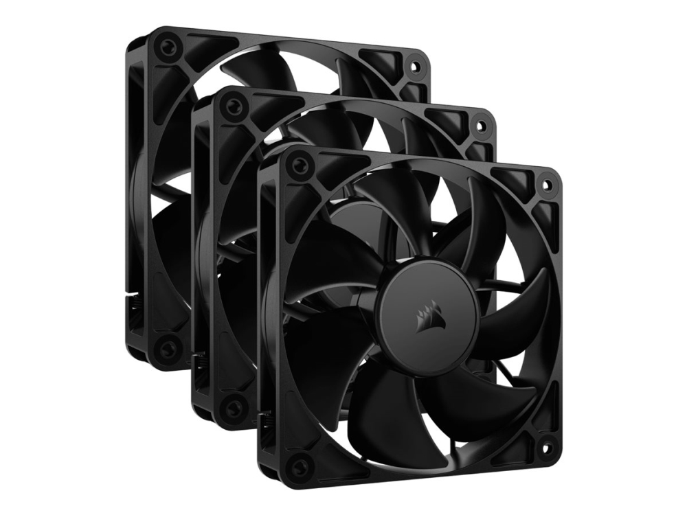 Corsair Rs120 Indsats Med Blæser 120 Mm Sort Pakke Med 3