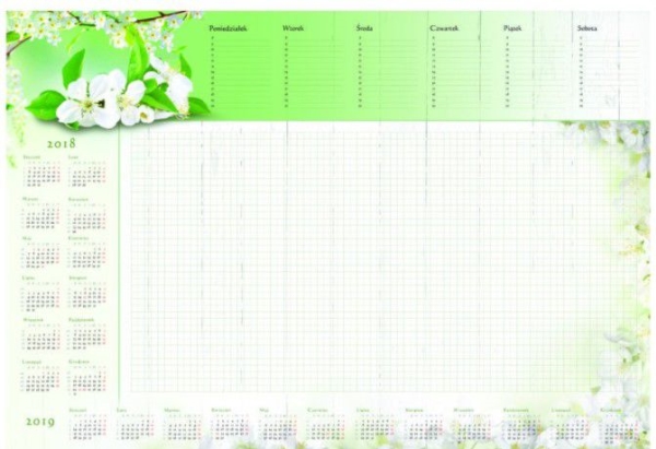 Kalender B3 med remsa, Kvist (T-2-B3-5) | Papper & Emballage - Kalendrar & Anteckningsböcker - Kalendare | GameStuff