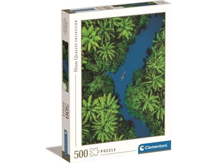 Clementoni Puzzle 500 Teile Hohe Qualität Tropische Vogelperspektive