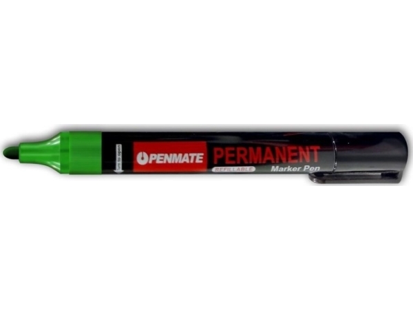 Teka Marker Permanenty Okr±Gły Zielony (12Szt) Penmate