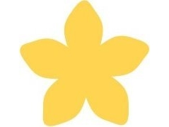 DP Craft Dekorativ udstansning 3,7 cm kronblad