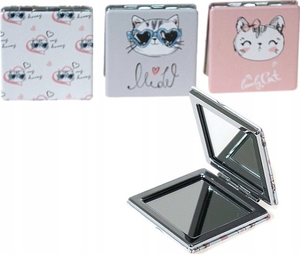 Kosmetik-spejl Donegal dobbeltsidet katte (12 stk)