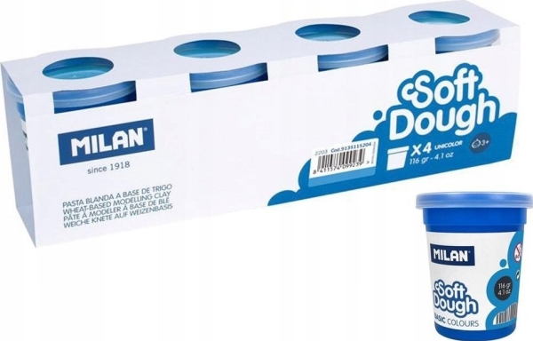 Teka Ciastolina Basic 116G 4 Gläser Blau Milan