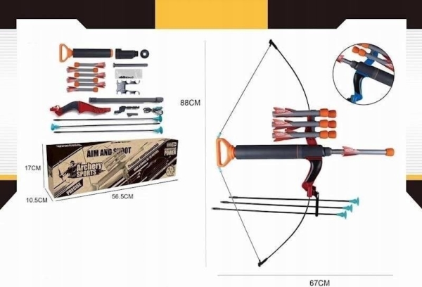 Bow with arrows WT6518