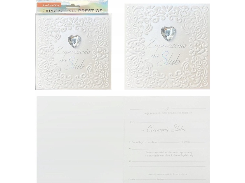 Teka Einladung Hochzeit 5Pcs