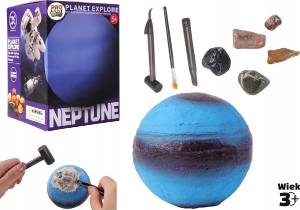 Mineralausgrabungen Auf Dem Planeten Neptun
