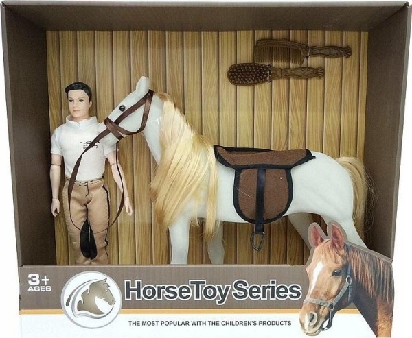 Ein Pferd Mit Einem Jockey