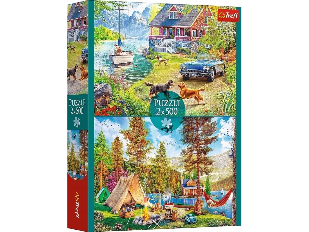 Trefl Puzzle 2x500 Sommerafslapning 37497