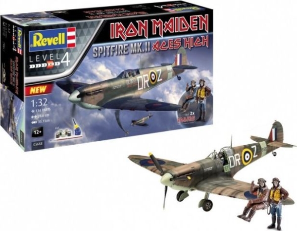 Revell Spitfire Model Fly Monteringssæt : Spitfire Hanstik Plast