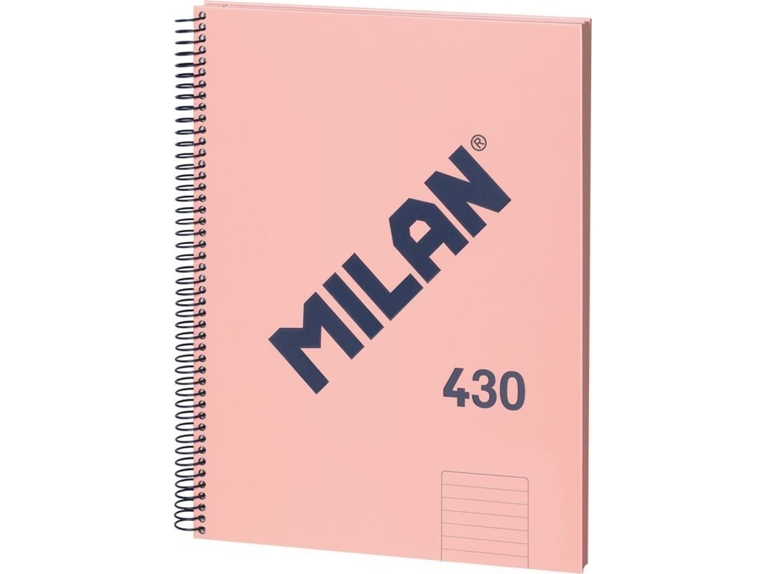 Teka Spiral Notebook A4/80K Line 1918 Pink Milan |