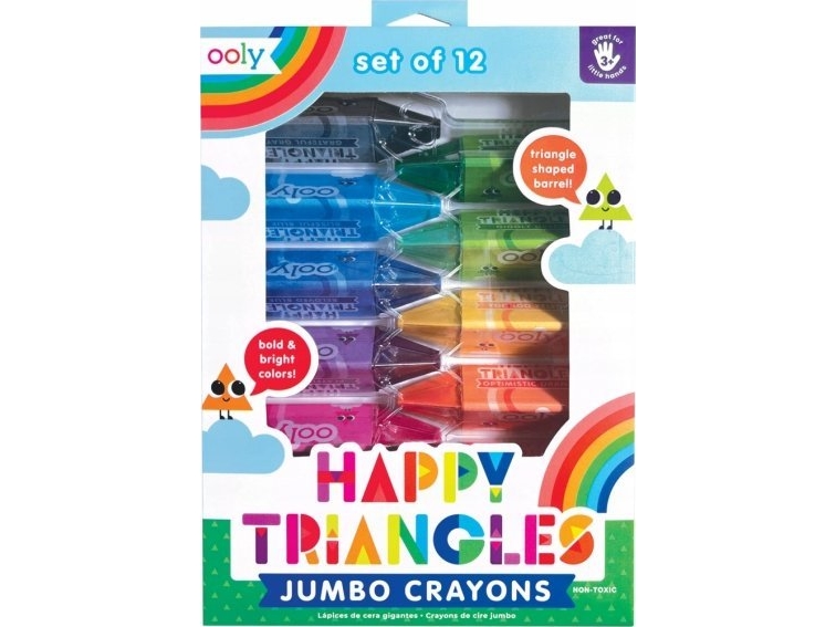 Teka Kredki trójk±tne jumbo Happy Triangles 12szt