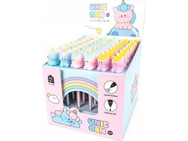 Silky Unicorn Gel Pen (48Pcs)