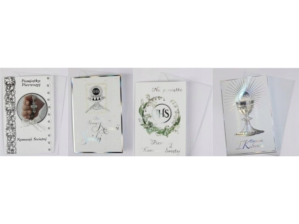 Top Graphic Karnet Komunia MIX (12szt)