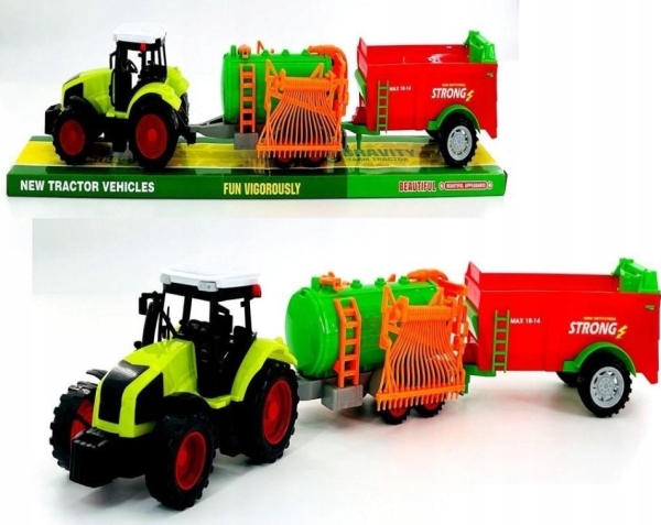 Gazelo Traktor Mit Landwirtschaftlichen Maschinen