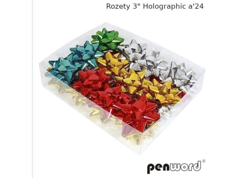 Holografiset ruusukkeet (24kpl)