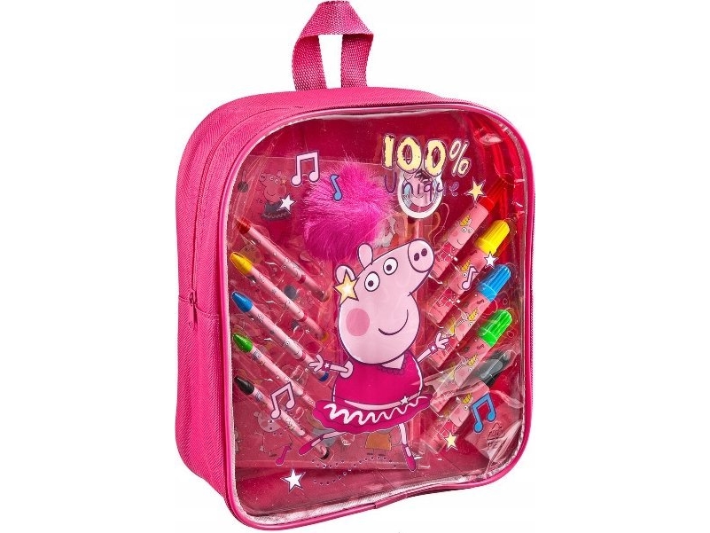 rygsæk med udstyr Peppa Pig STNUX