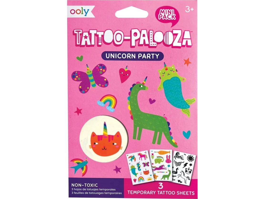 Teka Tatuaże Zmywalne Mini Tattoo Palooza - Jednorożec