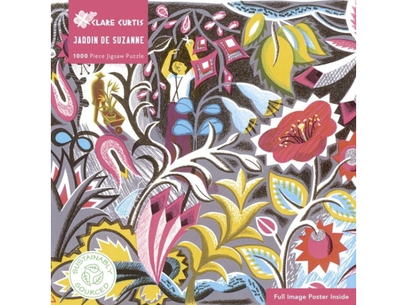 Kunstpuzzle Puzzle 1000 Ogród Suzanne Clare Curtis