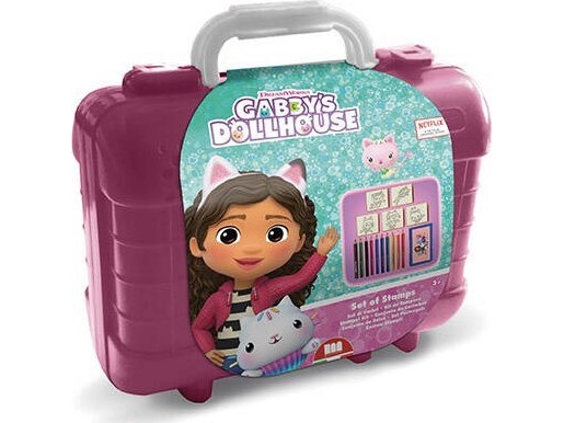 Stamps In A Suitcase Gabi Gabby's Dollhouse Cat Travel Set 42117 Multiprint