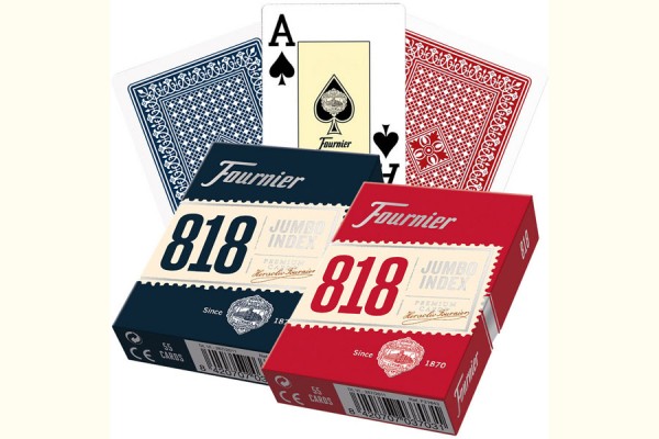 818 Poker FOURNIER-kort