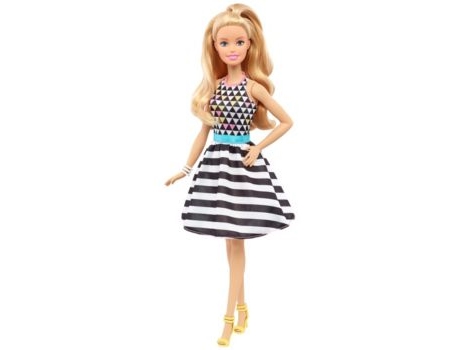 Barbie Fashionistas Doll 46 Power Print - Original, Flicka, 3 År, Flicka, Multifärg