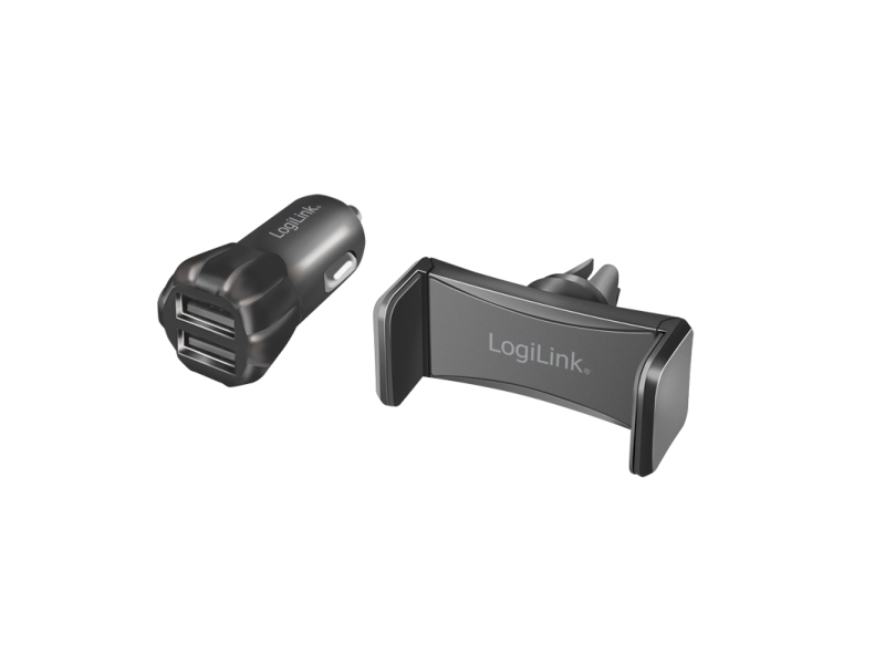 Logilink Pa0203, Automatisk, Cigartænder, 5 V, 2 A, 0,3 M, Sort