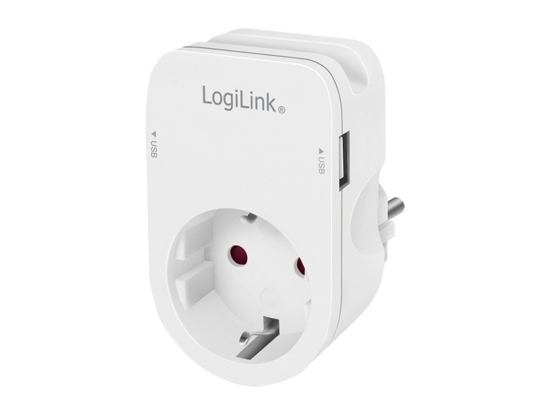 Logilink Pa0247, 1 Ac Stikkontakt(Er), Type F, 230 V, 50 Hz, 3,4 A, 3,4 A