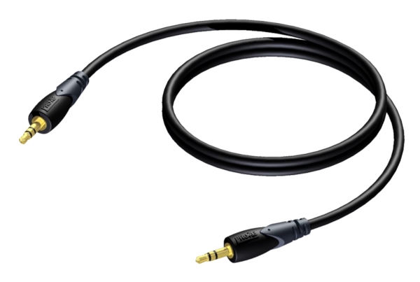 Procab Cla716/0.7, 3.5Mm, Stecker, 3.5Mm, Stecker, 0,75 M, Schwarz, Grau