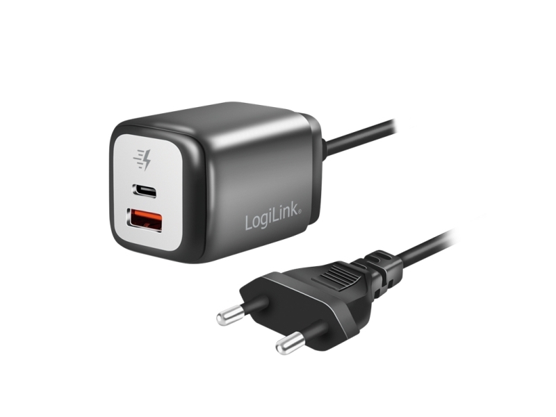 Usb-Ladegeräte 1Xusb-A + 1Xusb-C Mit Festkabel 1,5M Gan 30W