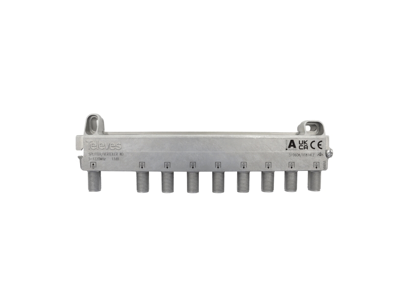 Televes 519608, Kabelsplitter, 5 - 1220 Mhz, Edelstahl, Weiblich, F, 176 Mm