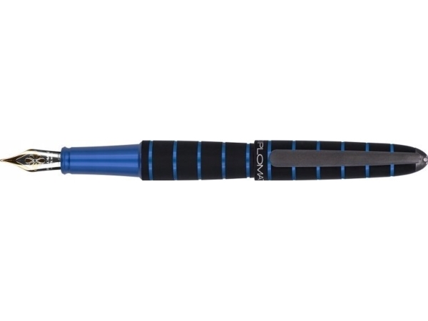 Diplomat Elox Ring Füllfederhalter B 14Ct Schwarz/Blau
