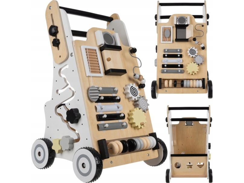 Wooden push walker - Kruzzel 24761