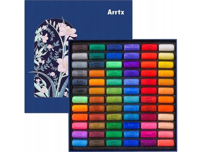 Minkštų pastelių rinkinys ARRTX, 72 spalvų