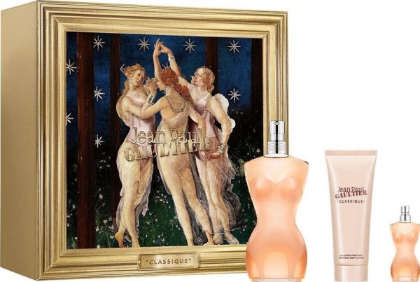 Jean Paul Gaultier Classique Edt 100Ml + Körperlotion 75Ml + Edt Spray 6Ml