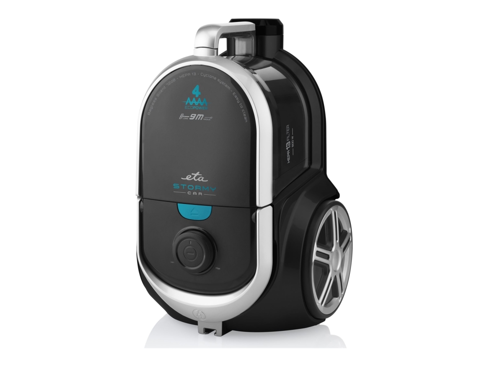 Eta Stormy Car, 800 W, Zylinder-Vakuum, Trocken, Beutellos, 2,2 L, Hepa