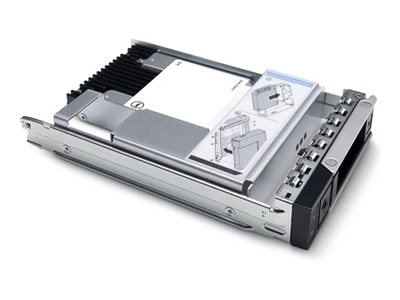 Dell Kundsats Ssd Mixed Use 480 Gb 512e Hot Swap 2.5  " I 3 5 Tums Hållare Sata 6gb/s
